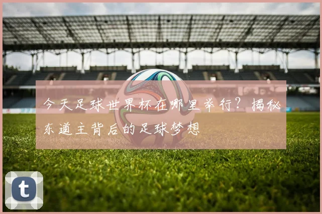 今天足球世界杯在哪里举行？揭秘东道主背后的足球梦想